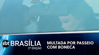 Cabeça de manequim é confundida por agente do Detran | SBT Brasília 2ª Edição 15/07/2021