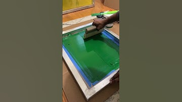 Screen Print FAIL 1st Attempt 🎨 #shorts