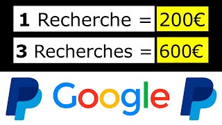 Gagner 600€ paypal PAR JOUR pour faire des RECHERCHES sur GOOGLE en 2021 (ARGENT PAYPAL FACILE)