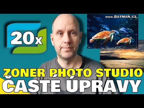 Zoner Photo Studio X - všechny úpravy co potřebujete umět