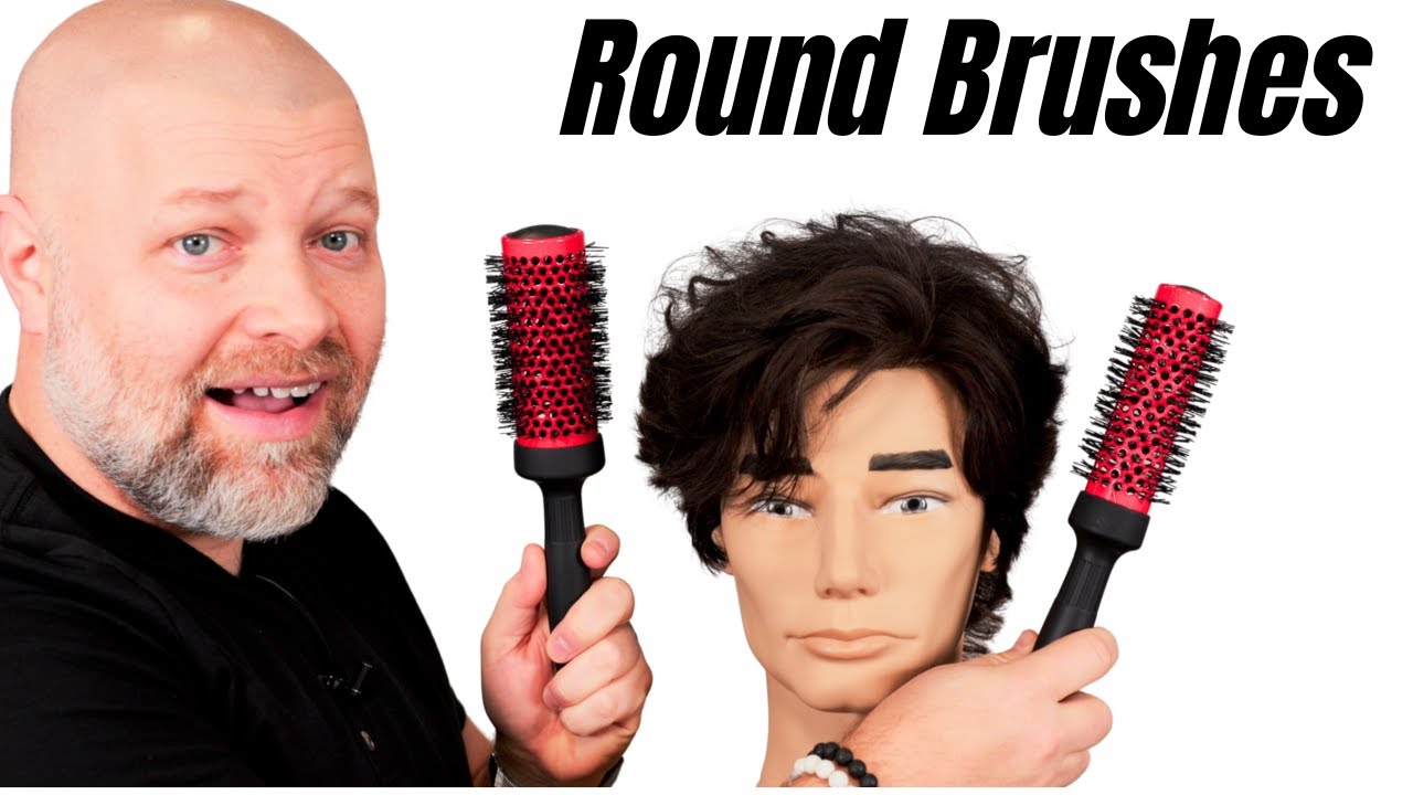 How to Use a Round Brush - TheSalonGuy 