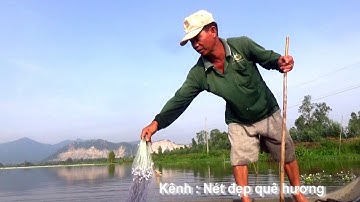 Hình ảnh xóm nghèo sống nghề bắt cá trên đồng mùa nước nổi - An Hảo, Tịnh Biên, An Giang 04/11/2020