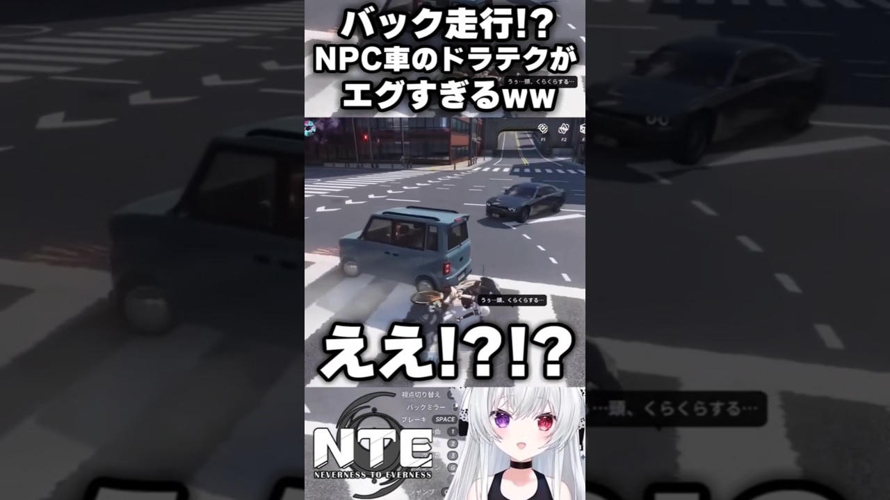 【衝撃】バック走行!?NPCのドライブテクニックがエグすぎるwww【#NTE #ネバエバ NTE: Neverness to Everness】