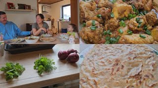 I made a scrumptious meal for my family ||cooking and eating vlog  ‍‍‍