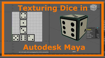 How to Texture Dice in Maya