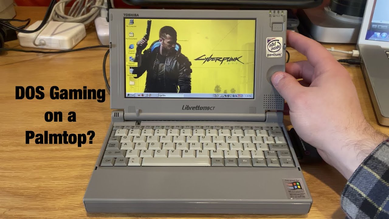 DOS gaming on a Palmtop? The Fabulous Toshiba Libretto - YouTube