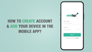 #1 How to Create account and Add your device in Onelap mobile app ? screenshot 3