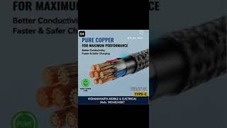 ⚡ Lebono VIRAT 08 Type-C Cable ⚡40W Super Fast Charging 🔥Strong Braided Cable 💪