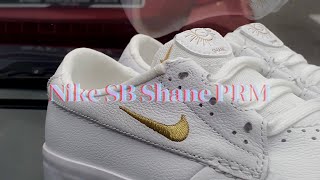 UNBOXING NIKE SB SHANE PRM DOUBLE WHITE & GOLD