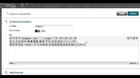 Blackboard 9.1.13: Add Course Materials