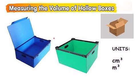 Volume Hollow Boxes Science Year 3