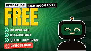 Free Lightroom Rival, 4x Upscale. One Feature Isn't Free
