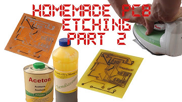 Homemade PCB Etching (through hole parts) - Part 2