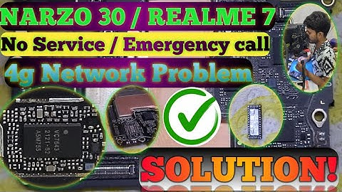 Realme 7 no Network Problem || Narzo 30 Network Problem Solution || How to fix Realme 7 4g problem