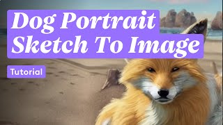 Sketch to Image AI | Dog Portrait | Photoleap screenshot 4