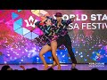 Fadi fusion  lolahontas   salsa show at world stars salsa festival 2023