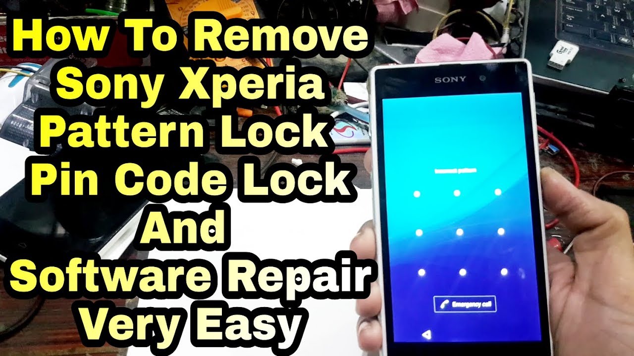 pattern unlock sony xperia