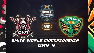 SMITE World Championship: (Group Stages - Day 4) Oni Warriors Vs Solar Scarabs