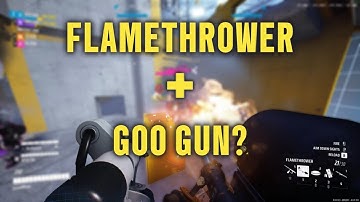 FLAMETHROWER + GOO GUN in THE FINALS | Compilation