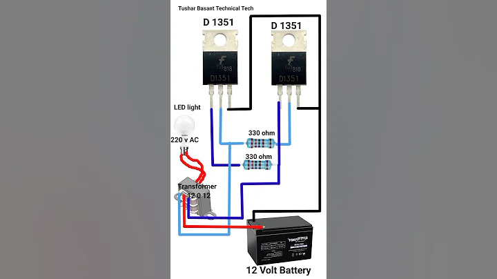 12v DC To 220v AC Inverter Circuit Diy #shorts