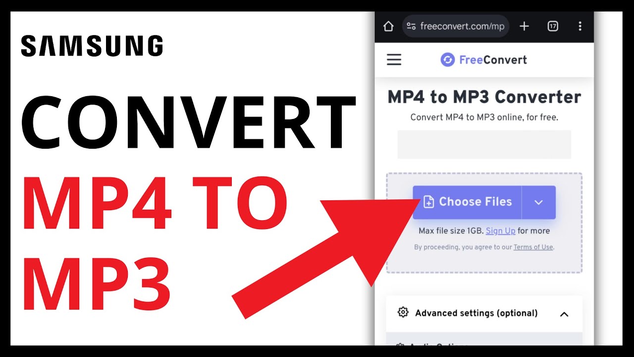 How to Convert MP4 to MP3 on Samsung Galaxy - YouTube