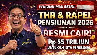 THR & Rapel Pensiunan 2026 Resmi Cair – Rp55 Triliun untuk 9,4 Juta Penerima!