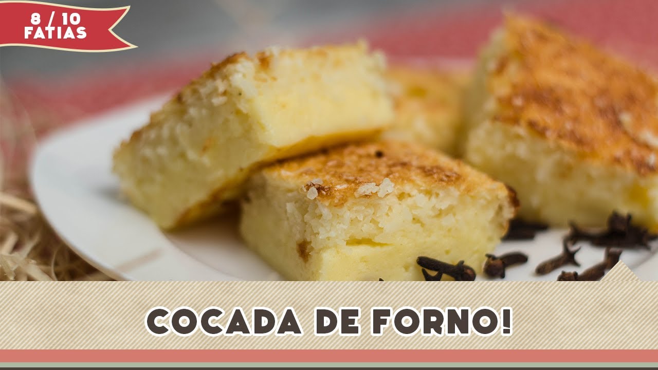 COCADA DE FORNO - RECEITAS DE MINUTO EXPRESS 53