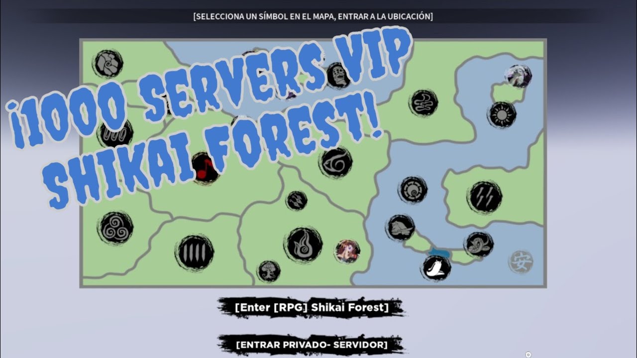 1000 Servidores VIP Shikai Forest!