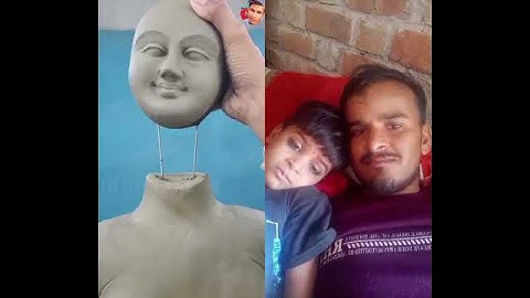 Makhan Chor Krishna🥰❤️ | How to make Clay Krishna Idols #makhan_chor #Krishna #gopal #making_Krishna