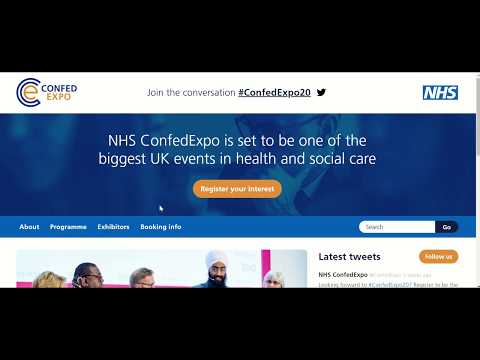 How to book NHS ConfedExpo without a code