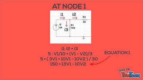 SOLUTION NODAL ANALYSIS