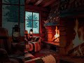 This Fireplace View Hits Hard in Winter #cabin #peacefulmoments #snowday
