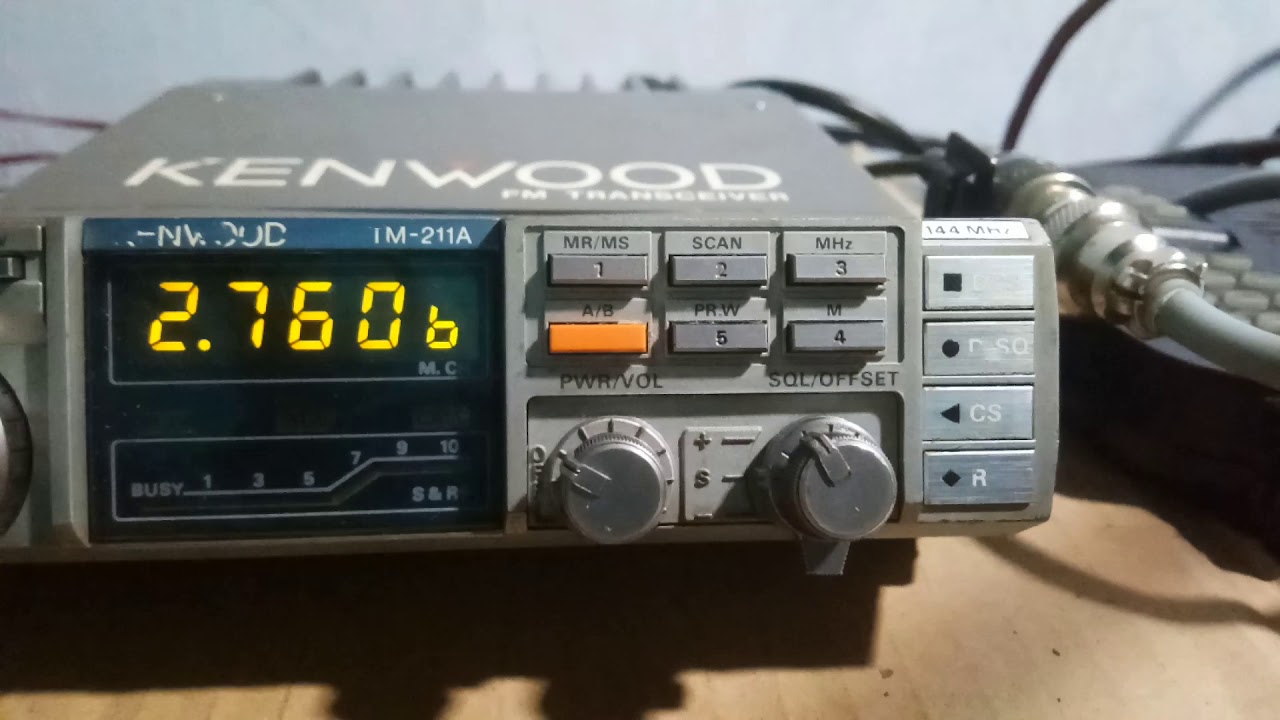 TES KENWOOD TM211 - YouTube