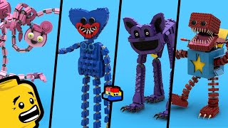LEGO Poppy Playtime: How to Build Villains (Huggy Wuggy, CatNap, Mommy Long Legs, and Boxy Boo)