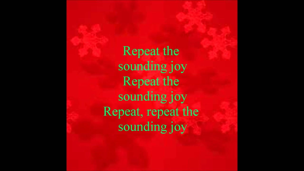 Joy to The World Faith Hill lyrics