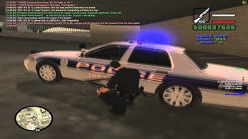 [LSRP] LSPD Pursuit #1 - Officer down + Parking Lot Shootout