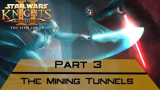 SWKOTOR 2: the Sith Lords Walkthrough Part 3 - Peragus Mining Facility:  The mining tunnels