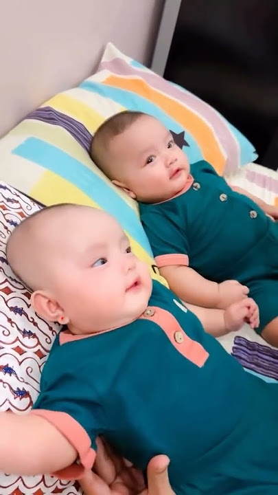 baby twins yang sangat lucu dan menggemaskan 😍 #shorts #cimbrut #mamnun