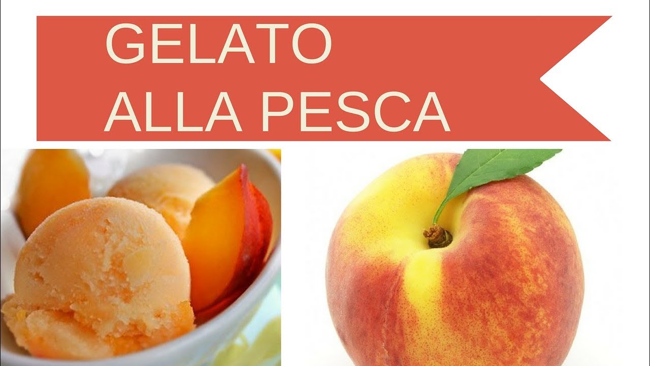 Gelato veloce alla Pesca,senza Panna