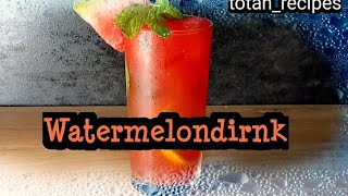 Water melon Mojito  موهييتو البطيخ / مشروبات الصيف المنعشة