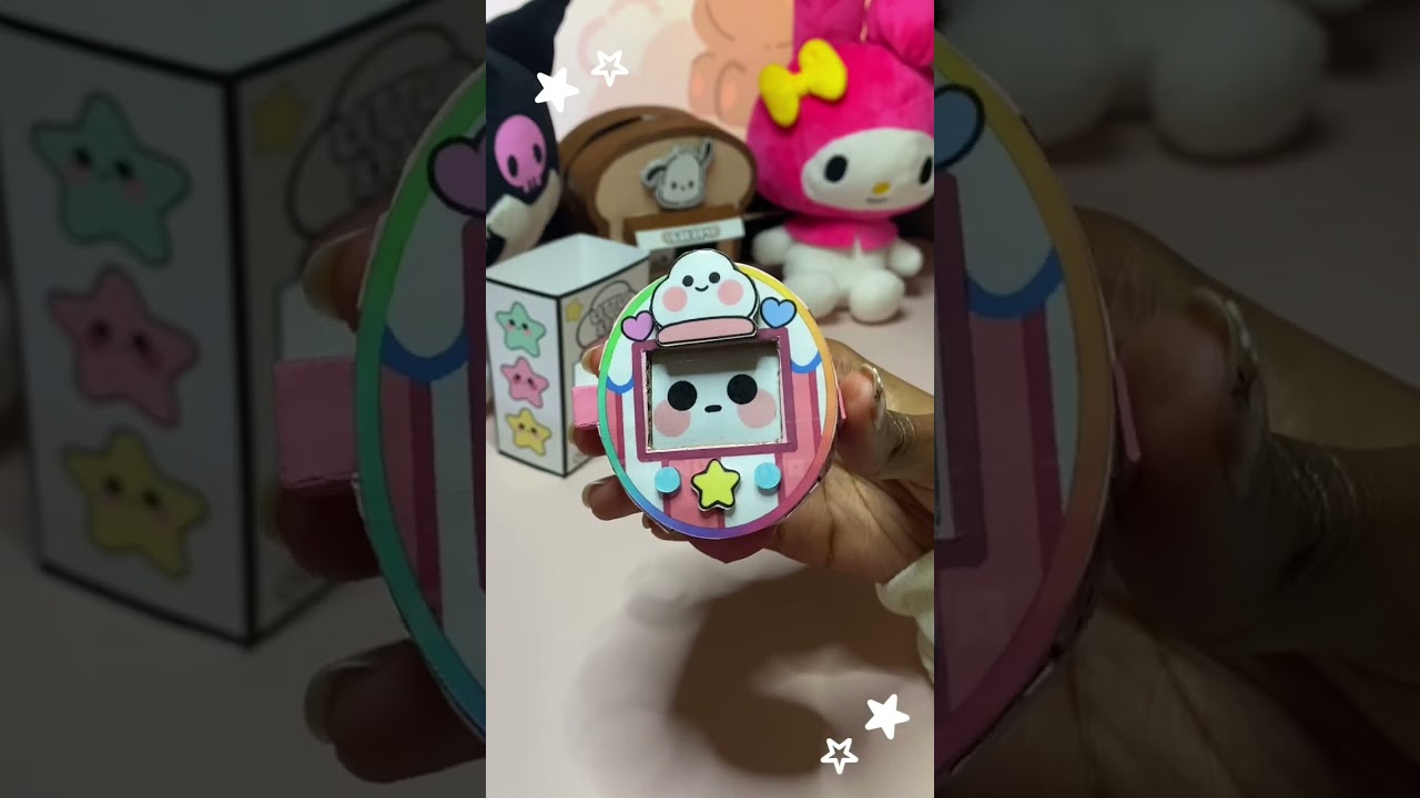 ☆* DIY Fidget Tamagotchi!:*☆ #cardboardcraft #fidgettoys #diyfidgettoy #diycrafts #cutecraftideas