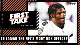 Making the case for Lamar Jackson as the NFL's most box office player | First Take