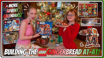 Chat & Chill with Us! Building the Star Wars LEGO Gingerbread AT-AT Walker!! Part 1