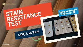Download lagu MFC Test Stain Resistance - Melamine Faced Chipboard by RPI