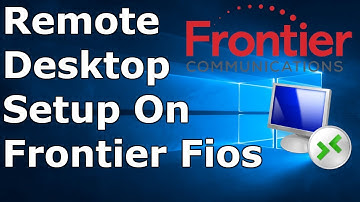 How To Setup Remote Desktop With Frontier Fios