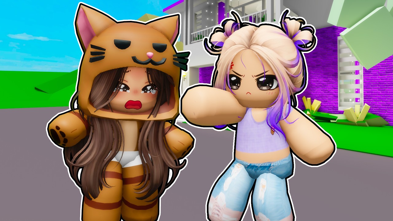 LYNA y MANDARINA BEBÉS se PELEAN en Brookhaven Roblox