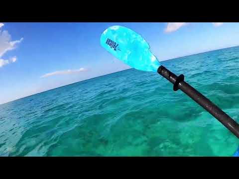 Kayaking in the turquoise waters of The Bahamas