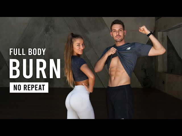 30 Min Full Body HIIT Workout For Fat Burn & Cardio | Burn 500 Calories (No Repeat, No Equipment) class=