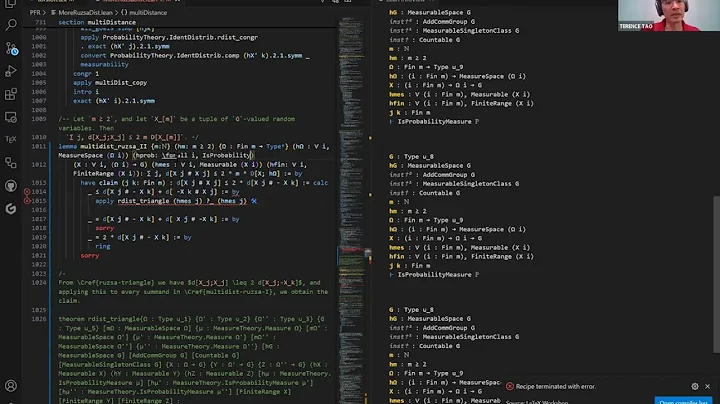 Formalizing a proof in Lean by hand