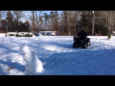 ATV vs. Snowman